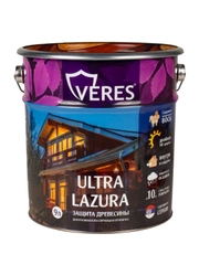 Декоративная пропитка для дерева Veres Classic Lazura №17, матовая, 2,7 л, золотой бор