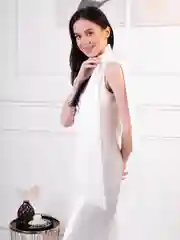 Белый платье женское праздничное, вечернее, новогоднее