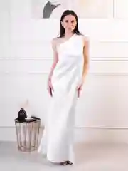 Белый платье женское праздничное, вечернее, новогоднее