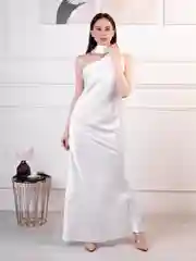 Белый платье женское праздничное, вечернее, новогоднее