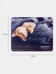 Коврик компьютерный игровой для мыши, компьютера Sonnen Kitten, 220х180х3 мм, 513313