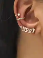 Золотой серьги каффы