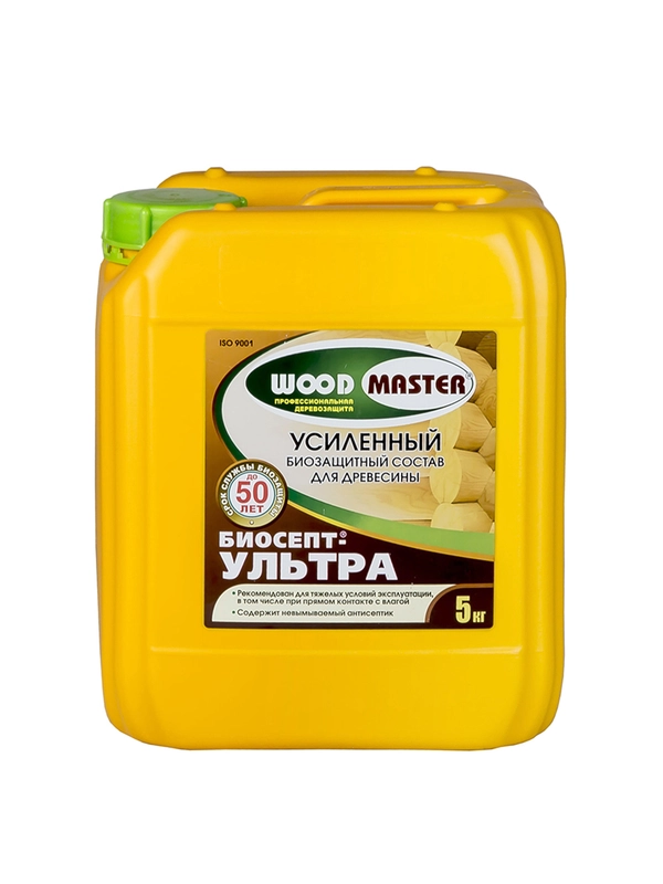 Антисептик для дерева Woodmaster Биосепт-ультра, 5 кг