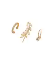 Золотой серьги каффы