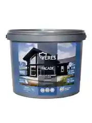 Краска для деревянных фасадов Veres Facade, акриловая, матовая, 9 л, свежая зелень