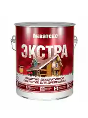 Защитно-декоративное покрытие для дерева Акватекс 2 в 1, полуматовое, 9 л, орегон