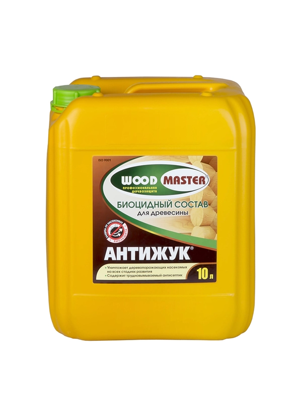 Биоцидный состав для дерева Woodmaster Антижук, 10 л