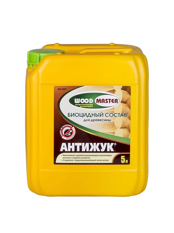 Биоцидный состав для дерева Woodmaster Антижук, 5 л