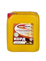 Огнебиозащитный состав для дерева Woodmaster Корд, с индикатором, 5 кг