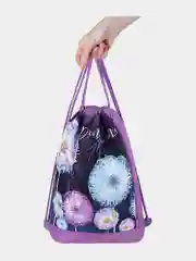 Сумка мешок для сменной обуви Юнландия с ручками, боковой карман на молнии Flowers, 271065