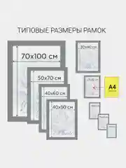 Рамка небьющаяся STAFF, МДФ под дерево, 17 мм, мокко, акриловый экран, 21 х 30 см