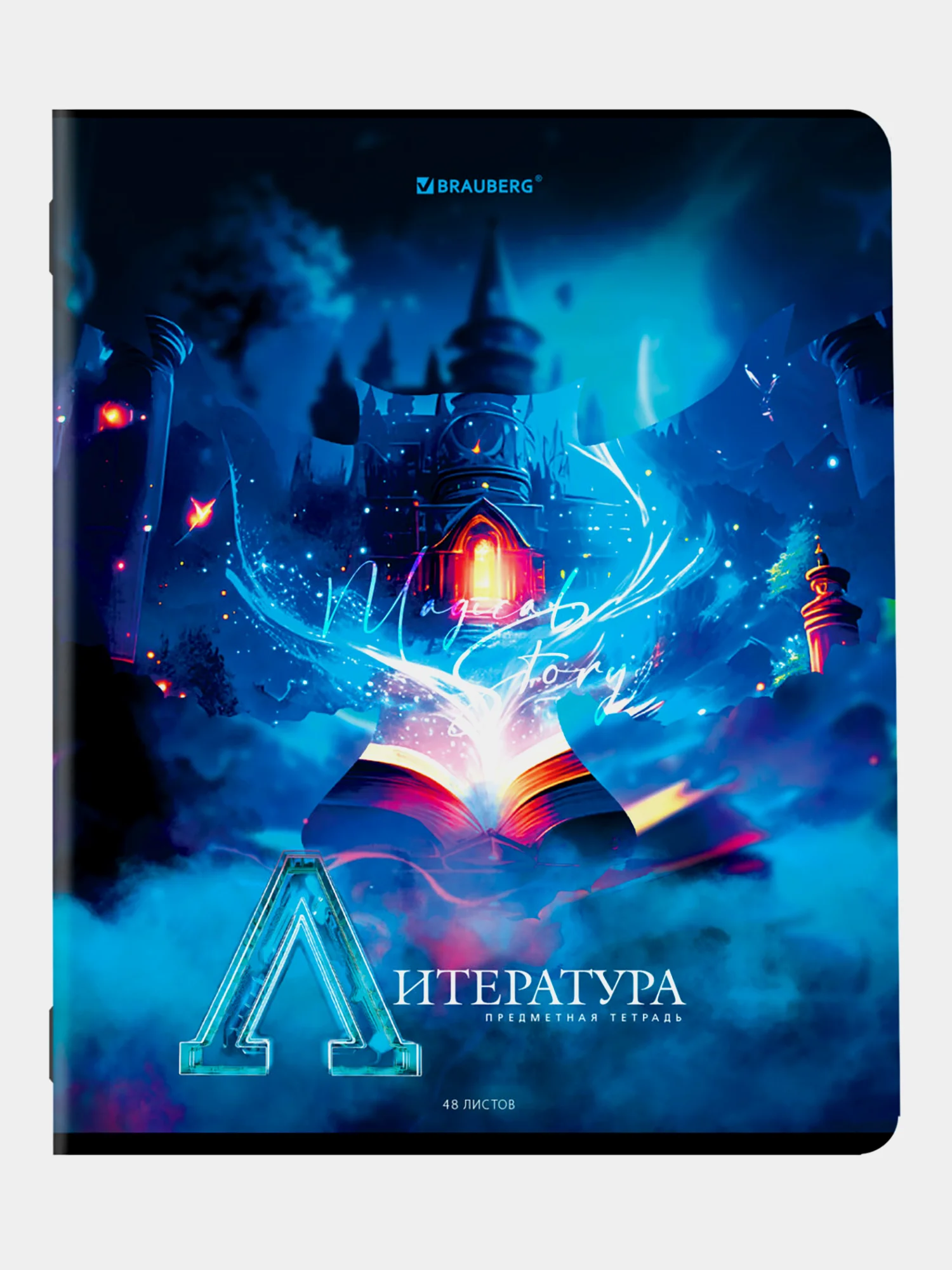 Предметные тетради 48 л набор A5 в клетку и линейку 12 штук, Brauberg Dream World