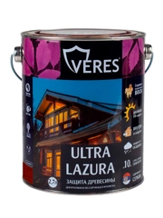 Декоративная пропитка для дерева Veres Classic Lazura №4, матовая, 0,9 л, орех