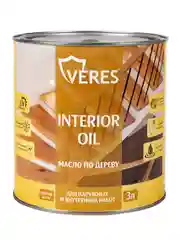 Масло для дерева Veres Interior Oil, 3 л, бесцветное