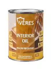 Масло для дерева Veres Interior Oil, 1 л, белое