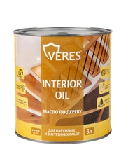 Масло для дерева Veres Interior Oil, 3 л, тик