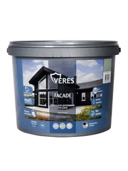 Краска для деревянных фасадов Veres Facade, акриловая, матовая, 9 л, теплый камень