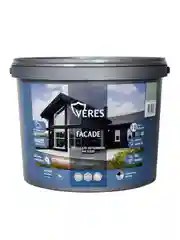 Краска для деревянных фасадов Veres Facade, акриловая, матовая, 9 л, теплый камень
