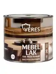 Лак мебельный Veres, быстросохнущий, акриловый, матовый, 1,9 л
