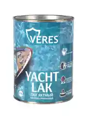 Лак яхтный Veres, алкидно-уретановый, полуматовый, 0,9 л