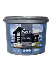 Краска для деревянных фасадов Veres Facade, акриловая, матовая, 9 л, графит