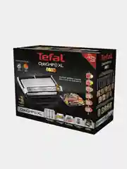 Серебряный умный электрический гриль Tefal Optigrill+ XL GC722D34
