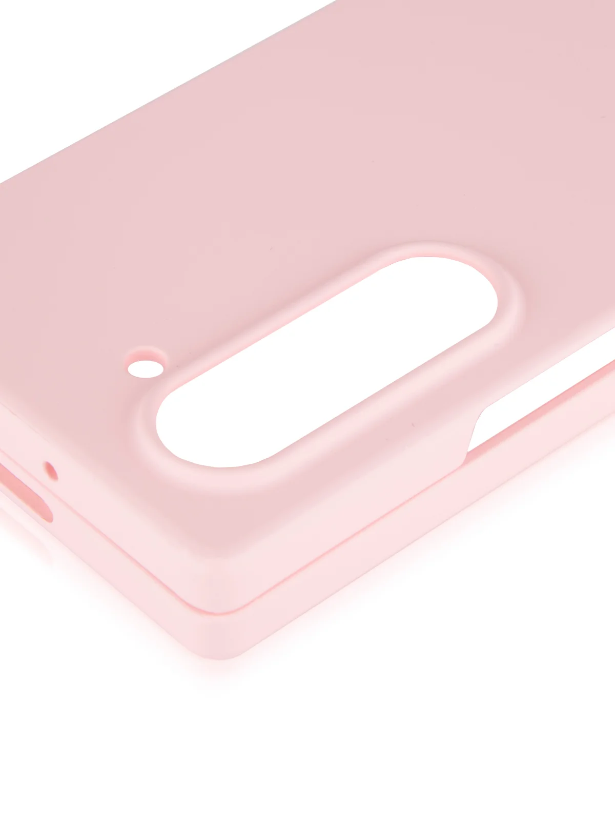 Розовый чехол для Samsung Galaxy Z Fold 6 защитный пластиковый ROSCO тонкий матовый soft-touch