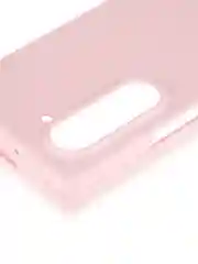 Розовый чехол для Samsung Galaxy Z Fold 6 защитный пластиковый ROSCO тонкий матовый soft-touch