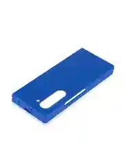 Синий чехол для Samsung Galaxy Z Fold 6 защитный пластиковый ROSCO тонкий матовый soft-touch