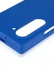 Синий чехол для Samsung Galaxy Z Fold 6 защитный пластиковый ROSCO тонкий матовый soft-touch