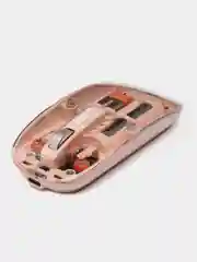 Розовый беспроводная мышь, прозрачная, бесшумная, с Bluetooth, аккумуляторная компьютерная