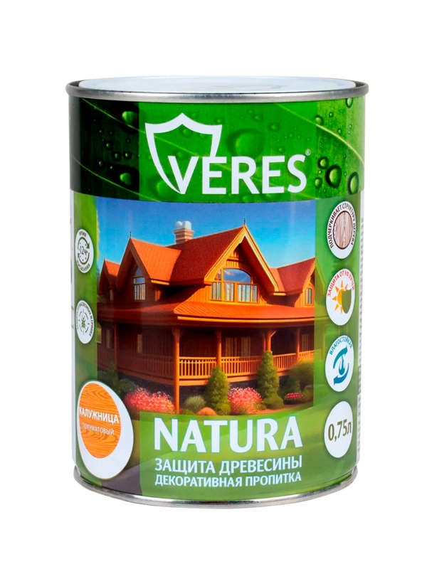 Декоративная пропитка для дерева Veres Ultra Lazura №9, глянцевая, 9 л, палисандр