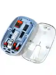 Голубой беспроводная мышь, прозрачная, бесшумная, с Bluetooth, аккумуляторная компьютерная