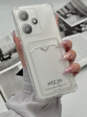 Чехол для Infinix Hot 30i, с карманом для карты на инфиникс хот 30ай