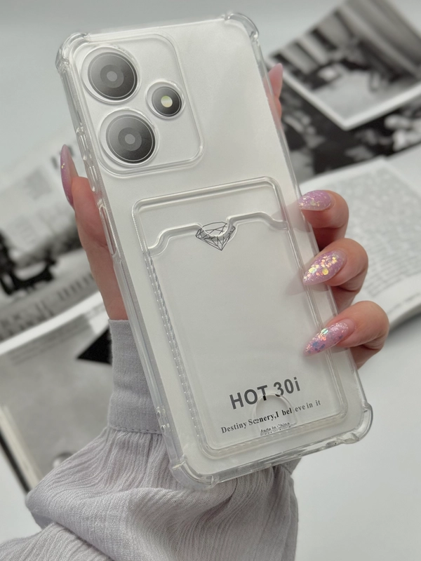 Чехол для Infinix Hot 30i, с карманом для карты на инфиникс хот 30ай