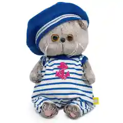 BB-145 Басик BABY в полосатом комбинезоне и берете