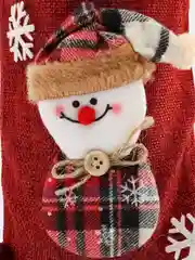 Бордовый новогодний чехол для бутылок