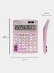 Калькулятор настольный Brauberg Extra Pastel-12-pr (206x155 мм), 12 разрядов, Сиреневый