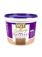 Краска фактурная для стен VGT Gallery ТР 03, белая, 9 кг