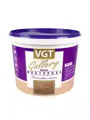 Краска фактурная для стен VGT Gallery ТР 03, белая, 9 кг