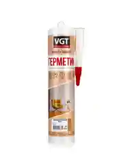 Силиконизированный герметик для наружных и внутренних работ VGT, 400 г, бук