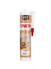 Силиконизированный герметик для наружных и внутренних работ VGT, 400 г, белый