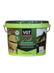 Лак пропиточный с антисептиком для дерева и камня VGT, акриловый, 9 кг, ореховое дерево
