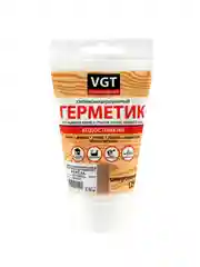Силиконизированный герметик для наружных и внутренних работ VGT, 160 г, береза
