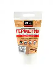 Силиконизированный герметик для наружных и внутренних работ VGT, 160 г, бук