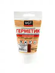 Силиконизированный герметик для наружных и внутренних работ VGT, 160 г, махагон