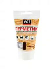Силиконизированный герметик для наружных и внутренних работ VGT, 160 г, венге