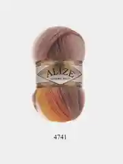 Золотой пряжа Alize Angora Gold Batik, 20% шерсть, 80% акрил, 100 г, 550 м