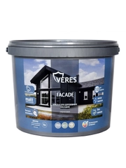 Краска для деревянных фасадов Veres Facade, акриловая, матовая, 9 л, спелая вишня