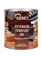 Краска для деревянных фасадов Veres Facade, акриловая, матовая, 2,7 л, бежевая пудра